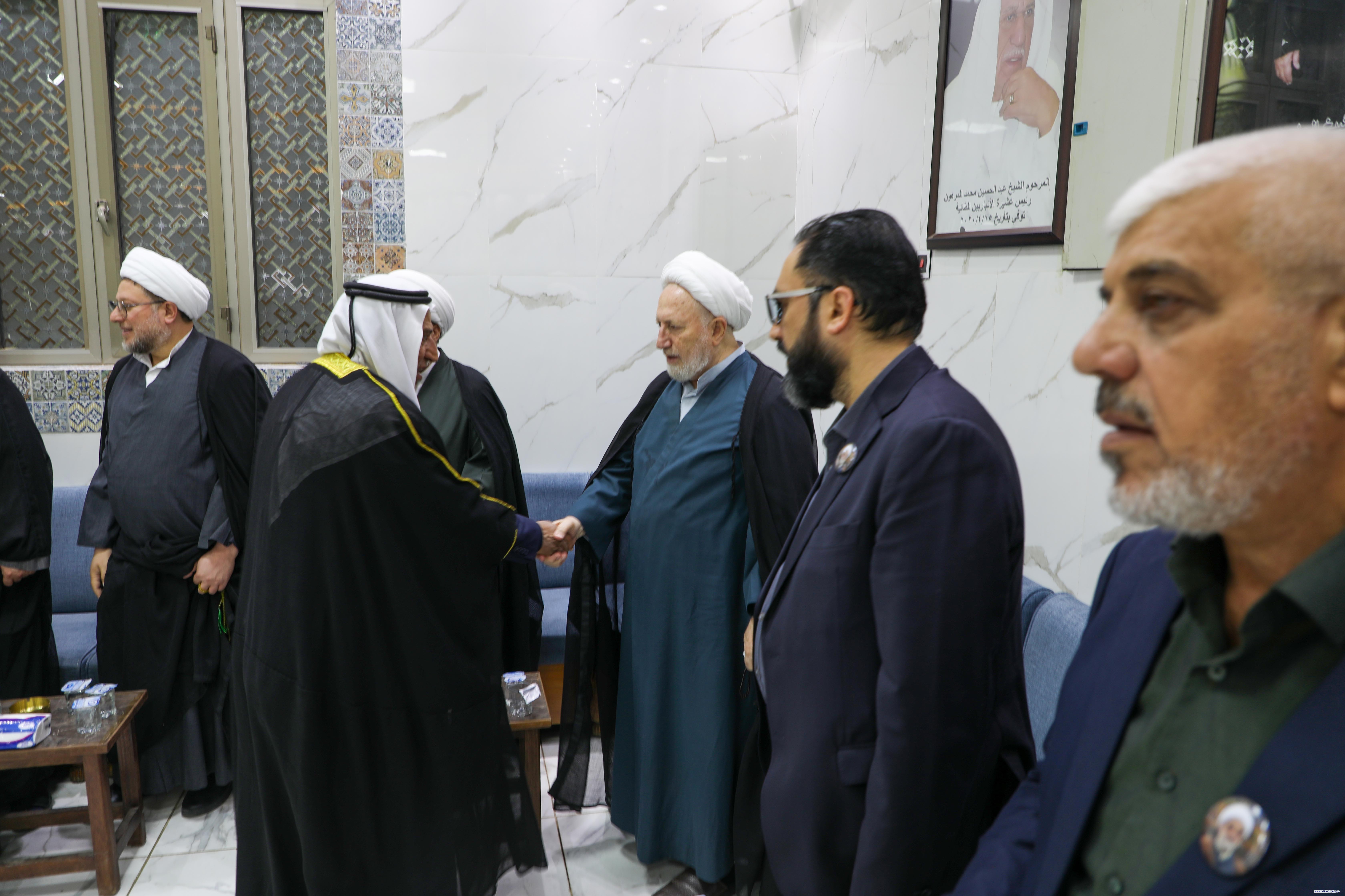 بحضور عشائري وشعبي واسع.. إمارة العبيد – فخذ أبو طعيمة تُقيم مجلس عزاء لآية الله العظمى الشيخ محمد مهدي الخالصي