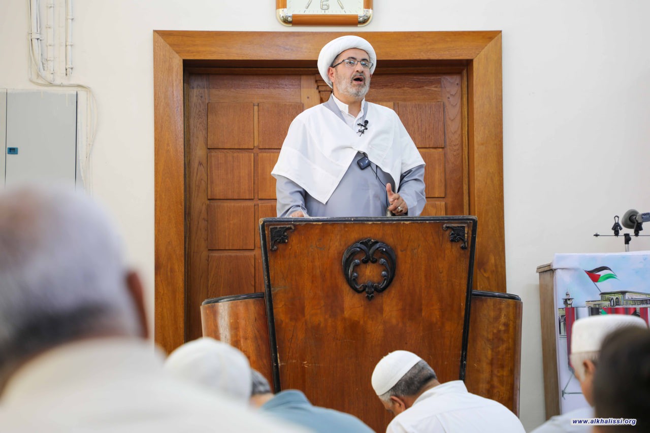خطيب مدرسة الأمام الخالصي: عاشوراء مدرسةٌ لمواجهة الطغيان والحياد خذلانٌ للحق.. ودعم المقاومة واجبٌ شرعيٌّ وأخلاقيٌّ