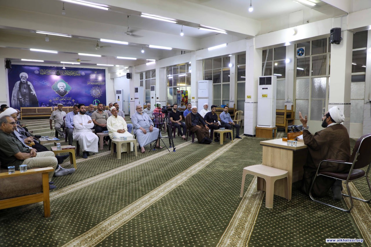 في ندوة بمدرسة الإمام الخالصي.. الشيخ قاسم الكعبي: صمود اليمن ودعم غزة بدّد أحلام الهيمنة الأمريكية، والمرجع الخالصي يدعو لوقف حرب اليمن وبناء مشروع عراقي وطني موحّد
