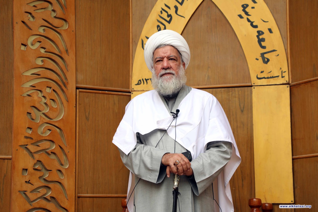 خطيب مدرسة الإمام الخالصي: دعوة للعودة إلى القرآن وتحذير من “جبهة الباطل” وانتقاد صريح لصمت الحكام إزاء أزمات الأمة