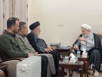 المرجع الخالصي يؤكد ضرورة استعادة سيادة العراق وإيقاظ نهضة الشعوب خلال لقائه السيد عبدالله نظام في الكاظمية