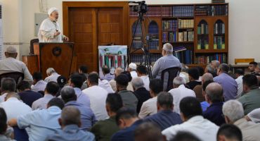 المرجع الخالصي: معركة الأمة تتجاوز صراع الحدود والنفوذ.. والمشروع الأمريكي الصهيوني يستهدف الدين والوعي والسيادة