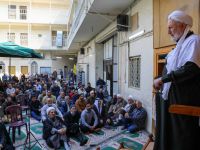 المرجع الخالصي من الكاظمية: يوم القدس العالمي عنوان لوحدة الأمة… والعدوان على العراق جزء من مسلسل الجرائم الأمريكية-الصهيونية